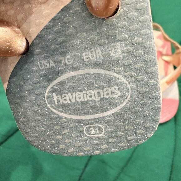 Havaianas Baby Toddler 7C Flip Flop Sandals - Picture 4 of 4